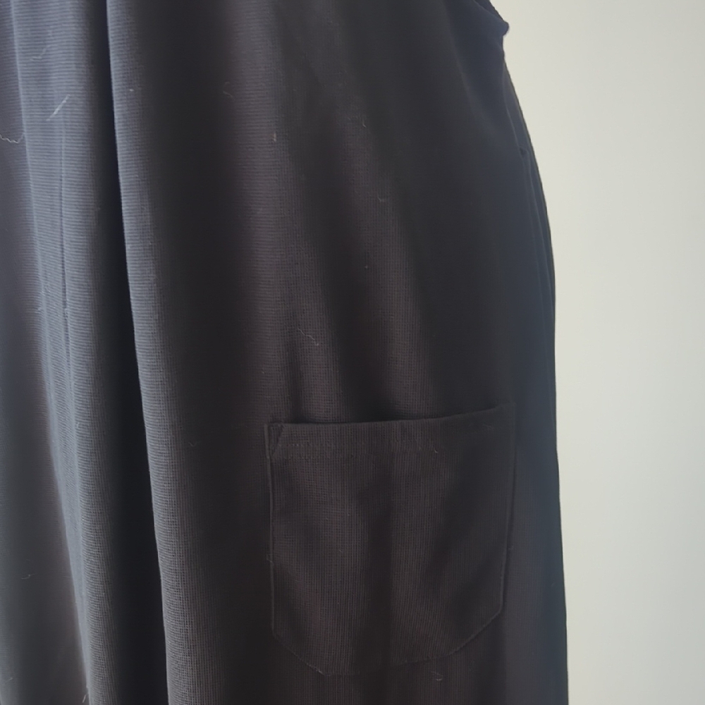 NWT HALARA Black Overalls Wide Leg Jumpsuit Size Small - Picture 6 of 7
